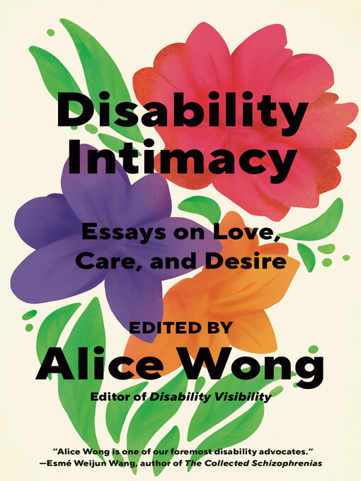 Title details for Disability Intimacy by Alice Wong - Wait list